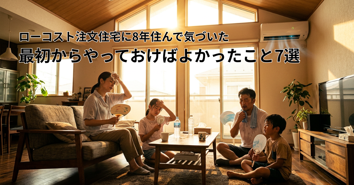 ローコスト注文住宅で後悔したこと